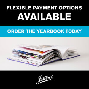 Jostens yearbook order with flexible payment graphic