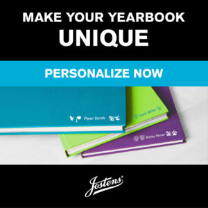 Jostens yearbook personalization graphic