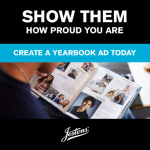 Jostens yearbook ad logo