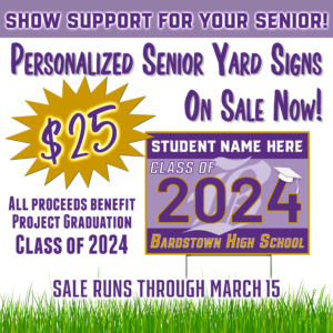 2024 Personalized Senior Sign