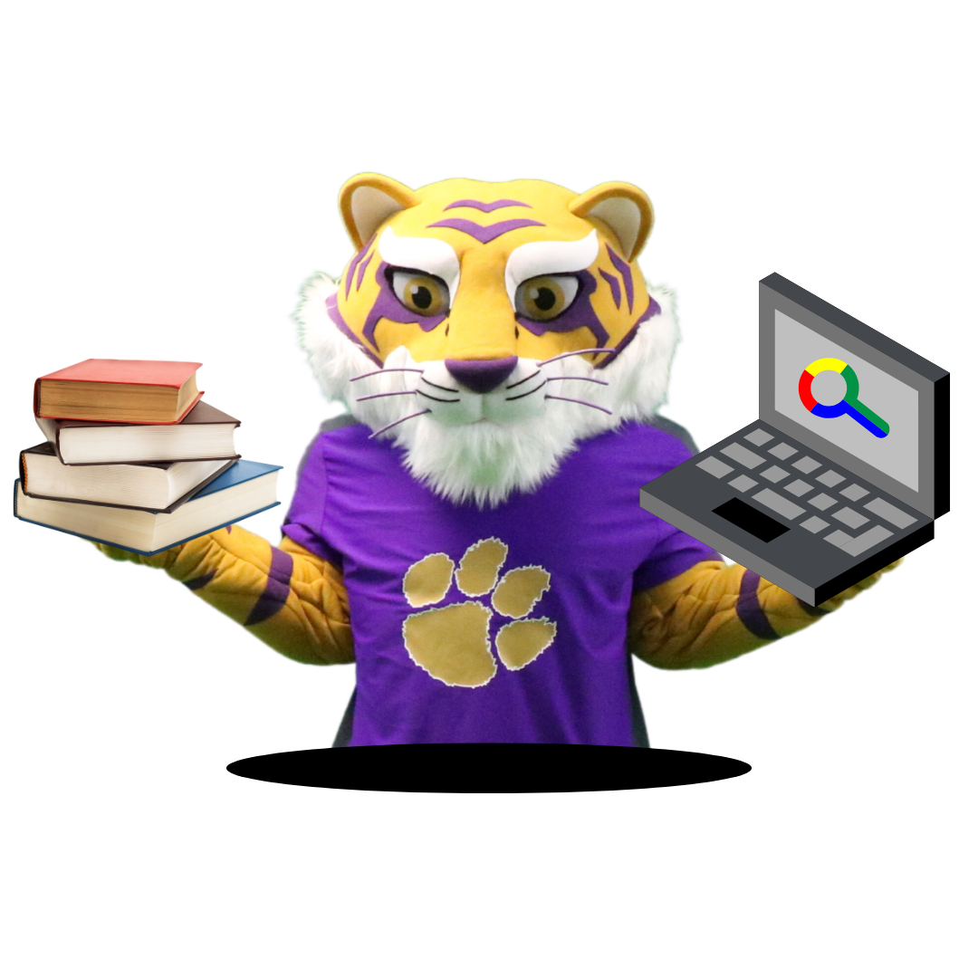 Stripes holding books and chromebook