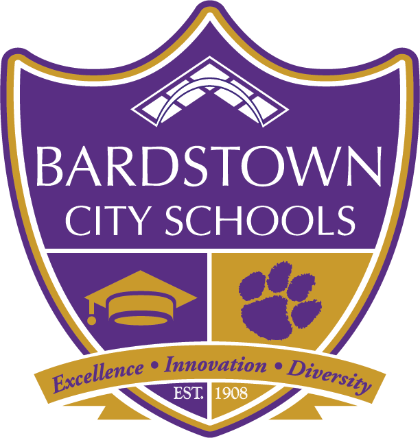 Bardstown City Schools logo/shield -decorative