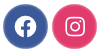 FACEBOOK INSTAGRAM ICONS IMAGE BOX LOGO