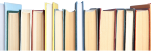 ROW OF BOOKS NEW BOOKS HEADER IMAGE HYPERLINK